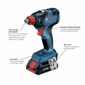 Combo Kits | Factory Reconditioned Bosch GXL18V-497B23-RT 18V Brushless Lithium-Ion Cordless 4-Tool Combo Kit with (1) 4 Ah and (1) 2 Ah Batteries image number 7