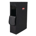 Utility Carts | Rubbermaid Commercial 2202526 9 in. x 21.1 in. x 33 in. 3.7 Bushels Side-Load Linen Bag for Rubbermaid Commercial 2202581/2202527/2202587 Carts - Black (4/Carton) image number 1