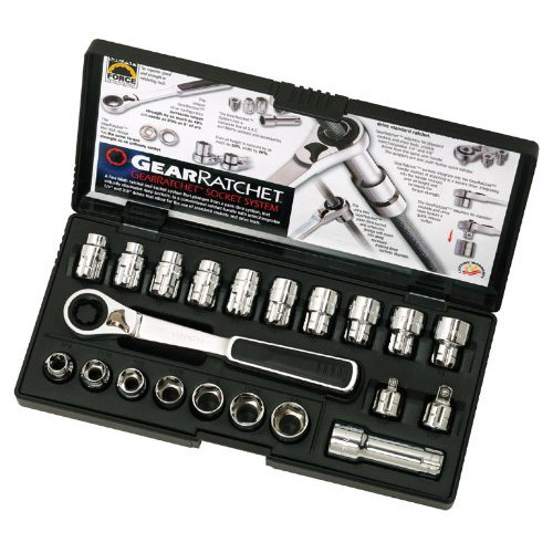 Socket Sets | GearWrench 8921 21 Pc. SAE/Metric Combination GearRatchet Set image number 0