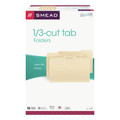 Office Jansan | Smead 15330 File Folders with Assorted 1/3-Cut Tab Positions - Legal, Manila (100/Box) image number 4