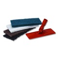 Cleaning Brushes | Boardwalk 7100359808 4.62 in. x 10 in. Heavy-Duty Utility Pad - Brown (10/Carton) image number 4
