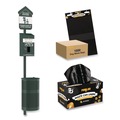Trash & Waste Bins | Furloo FLO1HSGB 11.5-Gallon Top Door Bags and Liners Pet Waste Station Starter Kit with Header Bag Dispenser - Green (1-Kit) image number 0