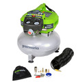 Portable Air Compressors | Greenworks 41522 12 Amp 6 Gallon Air Compressor image number 1