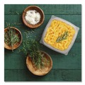 Food Trays, Containers, and Lids | Dart C16SB 8.5 in. x 8.5 in. x 1.96 in. 16 oz. Plastic Bowls - Square Clear (504/Carton) image number 4