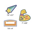 Office Jansan | Carson-Dellosa 110558 45-Piece 7.9 in. x 15 in. We Stick Together Our Work Is Amazing Work Display Bulletin Board Set - Multicolor image number 3