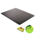 Office Jansan | Deflecto CM21242BLK Economat 45 in. x 53 in. All Day Use Chair Mat For Hard Floors - Black image number 4
