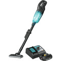 Vacuums | Makita XLC03R1BX4 18V LXT Lithium-ion Compact Brushless Cordless Vacuum Kit, Trigger with Lock (2 Ah) image number 0