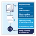 Cleaning & Janitorial Supplies | Tork 5511202 Elevation Matic 13 in. x 8 in. x 14.5 in. Hand Towel Roll Dispenser with Sensor - White image number 6