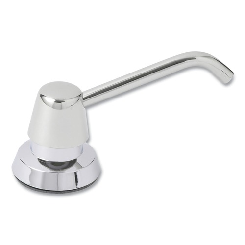 Cleaning & Janitorial Supplies | Bobrick B-822 Contura 3.31 in. x 4 in. x 17.63 in. 34 oz. Lavatory-Mounted Soap Dispenser - Chrome/Stainless Steel image number 0