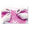 Disposable Gloves | SemperCare SCLT103 Latex Examination Gloves - Cream/Medium (1000/Carton) image number 2
