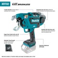 Copper and Pvc Cutters | Makita XRT02TK 18V LXT Brushless Lithium-Ion Cordless Deep Capacity Rebar Tying Tool Kit (5 Ah) image number 2