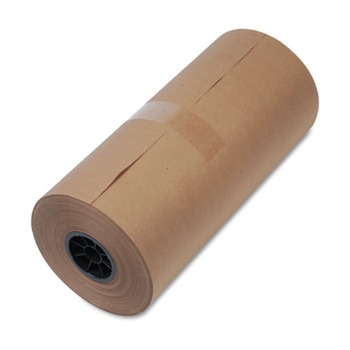 General Supply UFS1300015 18 in. x 900 ft. High-Volume Wrapping Paper - Brown Kraft (1 Roll)