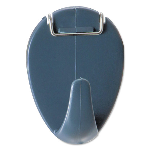 Customer Appreciation Sale - Save up to $60 off | Universal UNV08222 40 Sheets Capacity, Deluxe Recycled Cubicle Hooks - Charcoal (5/Pack) image number 0