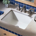 Fixtures | American Standard 0610.000.020 Boulevard Undermount Porcelain Bathroom Sink (White) image number 1