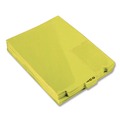 Labor Day Sale! Save $30 off $199! | Pendaflex 13544 8.5 in. x 11 in. 1/3-Cut End Tab Colored Poly Out Guides with Center Tab - Yellow (50/Box) image number 1