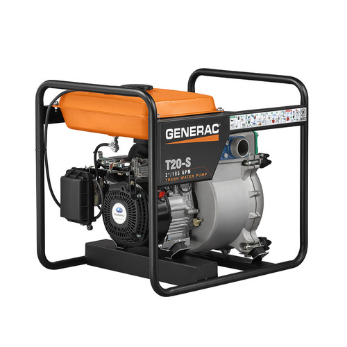 Pumps | Generac 6920 T20-S 211cc Gas 2 in. Trash Pump with Subaru Engine image number 0