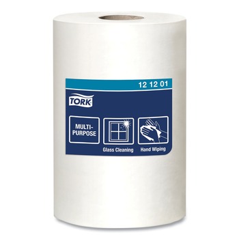 Tork 121201 2 Ply 9 in. x 11.8 in. Advanced Centerfeed Hand Towel - White (6/Carton)