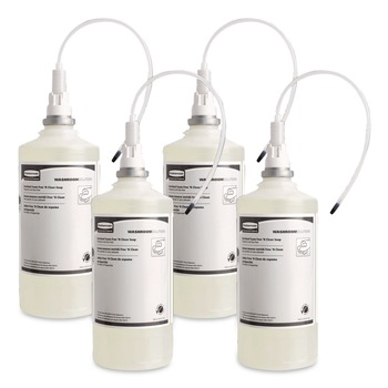 Rubbermaid Commercial FG750390 Free-N-Clean 1,600 mL Foaming Hand Soap Refill - Fragrance-Free (4/Carton)