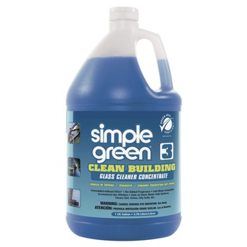 Simple Green Clean Building 1-Gallon Glass Cleaner Concentrate - Unscented (2/Carton)