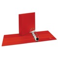 Office Jansan | Avery 79583 Heavy-Duty 11 in. x 8.5 in. 3 in. Capacity 3 Locking One Touch EZD Rings Non-View Binder with DuraHinge - Red image number 1