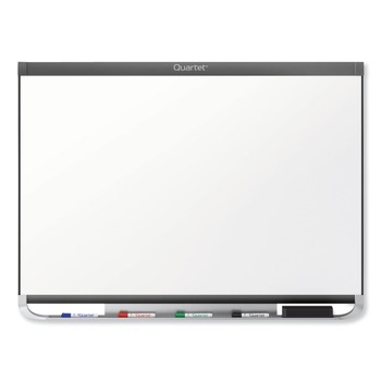 Quartet Prestige 2 DuraMax 96 in. x 48 in. Magnetic Porcelain Whiteboard - Graphite Frame
