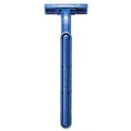  | Gillette 11004CT GoodNews Regular Disposable 2-Blade Razor - Navy Blue (10/Pack, 10 Pack/Carton) image number 2
