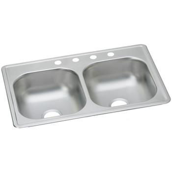 KITCHEN SINKS AND FAUCETS | Elkay D233191 Dayton Top Mount Stainless Steel Kitchen Sink