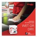Cleaning & Janitorial Supplies | WypAll 34865 X60 12.5 in. x 13 in. 1/4 Fold General Clean Cloths - White (76/Box, 12 Boxes/Carton) image number 7