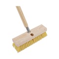 Brooms | Boardwalk BWK3310 10 in. Brush 2 in. Cream Polypropylene Bristles Deck Brush Head image number 1