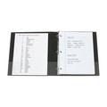 Office Jansan | Avery 19750 11 in. x 8.5 in. 3 Rings 3 in. Capacity Showcase Economy View Binders with Slant Rings - Black image number 3