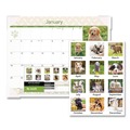 Calendars & Planners | AT-A-GLANCE DMD166-32 22 in. x 17 in. 12-Month (Jan to Dec): 2025 Puppies Monthly Desk Pad Calendar - Puppies Photography, White Sheets, Clear Corners image number 5