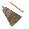 Brooms | Boardwalk BWKBR10004 53-1/2 in. Corn/Fiber Lobby Brooms - Natural (6/Carton) image number 3