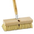 Brooms | Boardwalk BWK3210 10 in. Brush 2 in. White Tampico Bristles Deck Brush Head image number 2