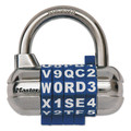 Office Jansan | Master Lock 1534D 2.5 in. Wide Password Plus Hardened Steel Shackle Combination Lock - Chrome/Assorted image number 4