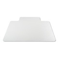 Office Jansan | Deflecto CM11112COM Economat 36 in. x 48 in. Occasional Use Lipped Chair Mat Roll For Low Pile Carpet - Clear image number 3