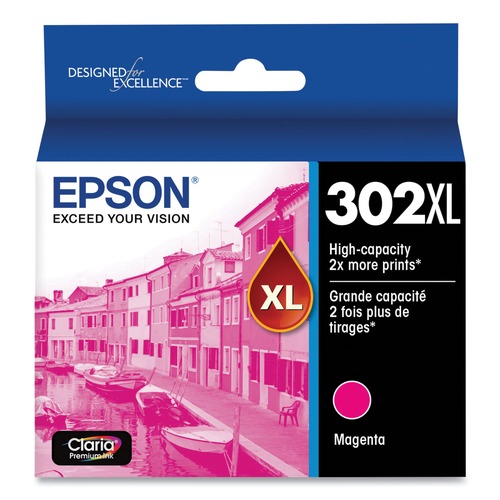 Ink & Toner | Epson T302XL320-S T302xl320-S (t302xl) Claria High-Yield Ink - Magenta image number 0