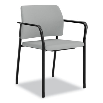 HON Accommodate Series 23.5 in. x 22.25 in. x 32 in. Guest Chair with Arms - Flint Seat/Back/Charblack Legs (2/Carton)