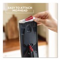 Mops | O-Cedar 175765 Up to 56 in. Black/Red Handle 9.25 in. x 4.38 in. White/Blue Microfiber Head H2Pro Flat Mop System image number 8