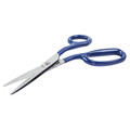 Scissors | Klein Tools G718LRCB 9 in. Curved Blunt HD Carpet Shear with Ring image number 4
