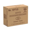 Cutlery | Dart 12FTLS Lift N' Lock Lids for 10 - 14 oz. Cups - Translucent (100/Sleeve, 10 Sleeves/Carton) image number 4