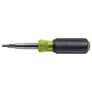 SCREWDRIVERS | Klein Tools 32527 Multi-Bit Screwdriver / Nut Driver, 11-in-1 with Phillips, Slotted, Square, and Schrader Bits and Nut Drivers