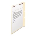 File Folders | Smead 68027 1 Fastener Letter Size Self-Adhesive Folder Dividers with Twin-Prong Fasteners for Top/End Tab Folders - Manila (100/Box) image number 2