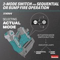 New Year New Savings! Save $25 off $150 | Makita XNB05Z 18V LXT Brushless Lithium-Ion 16-Gauge 2-1/2 in. Cordless Straight Finish Nailer (Tool Only) image number 3