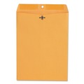 Office Jansan | Universal UNV35264 #90 Square Flap Gummed/Clasp Envelope - Brown Kraft (100/Box) image number 0