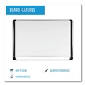  | MasterVision MVI210401 Pure White 96 in. x 48 in. Aluminum Frame Platinum Magnetic Dry Erase Board - White/Silver/Black image number 6