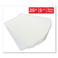 Mothers Day Sale! Save an Extra 10% off your order | Universal UNV84679 5.5 in. x 3.5 in. 5 mil Laminating Pouches - Gloss Clear (25/Pack) image number 2