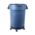 Office Jansan | Boardwalk 3485200 300 lbs. Capacity 18.25 in. Diameter Refuse Container Utility Dolly - Gray image number 3