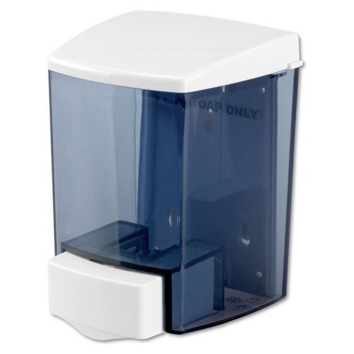 Hand Soaps | Impact IMP 9335 4.5 in. x 4 in. x 6.25 in. 900 mL Encore Foam-eeze Bulk Foam See Thru Soap Dispenser - White image number 0