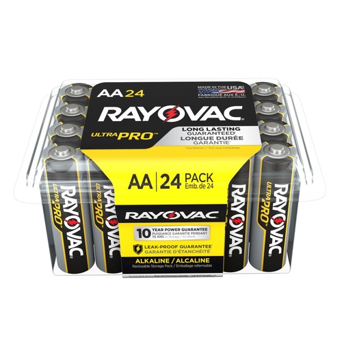 Office Electronics & Batteries | Rayovac ALAA-24PPJ Ultra Pro Alkaline AA Batteries (24/Pack) image number 0
