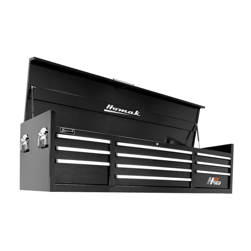Storage Sale | Homak BK02010720 72 in. H2Pro Series 10 Drawer Top Chest (Black) image number 0